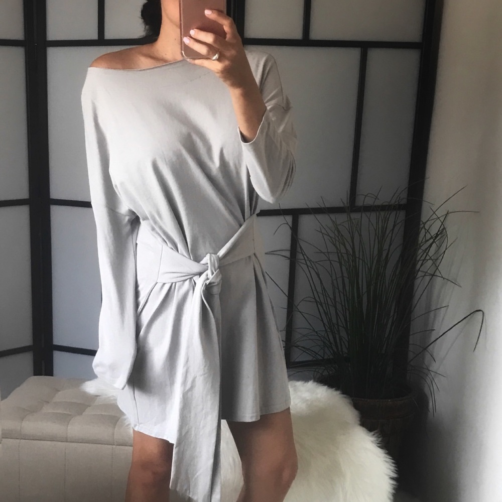 LAST 1️⃣ HAYLEE Tie Front Midi Dress - Picture 5 of 6